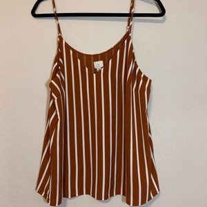 Rust Striped Cami